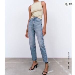 Zara mom jeans